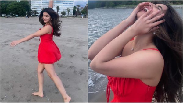 ಬೀಚ್‌ನಲ್ಲಿ ಕೆಂಪು ಮಿನಿ ಡ್ರೆಸ್ ತೊಟ್ಟು ಮಿಂಚಿದ ಶ್ರೀಲೀಲಾ; ಬಲು ಮಜವಾಗಿದೆ ನೆಟ್ಟಿಗರ ಕಾಮೆಂಟ್!