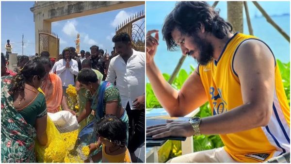 ತಮ್ಮ ಸಿನಿಮಾದಂತೆ ಮುಚ್ಚಿದ್ದ ದೇವಸ್ಥಾನ ತೆರೆದ ನಿಖಿಲ್, ಗ್ರಾಮಸ್ಥರಿಂದ ಪುಷ್ಪವೃಷ್ಟಿ ..!