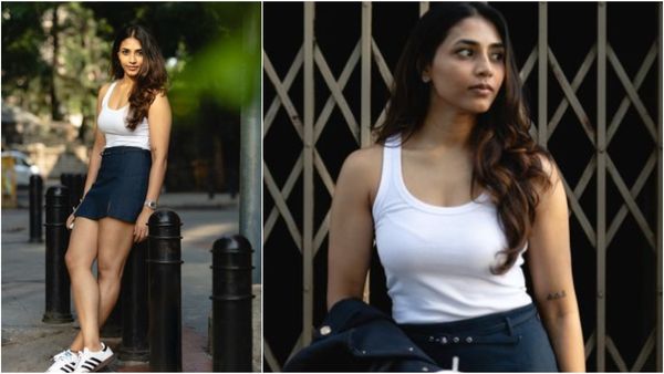 Sapthami Gowda:ಬೆಂಗಳೂರಿನಲ್ಲಿ ಮಳೆ, ಅದೇ ಮೂಡ್‌ನಲ್ಲಿ ಕೂಲ್ ಆಗಿ ಮಿಂಚಿದ ಸಪ್ತಮಿಗೌಡ