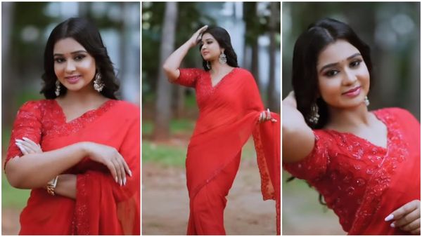 Mouna Guddemane: ರೆಡ್ ಸೀರೆಯಲ್ಲಿ ಮೌನ ಗುಡ್ಡೆಮನೆ ಮಿಂಚಿಂಗ್; ಸಿಂಪಲ್ ಆಗಿರುವ ಈ ಸೀರೆ ಬೆಲೆ ಎಷ್ಟು?