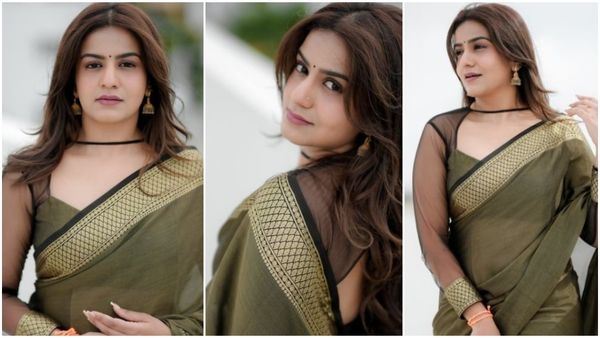 ಸೀರೆಯಲ್ಲಿ ಮಿಂಚಿದ ನೀರೆ, ಅಭಿಮಾನಿಗಳಿಗೆ ಕಿಕ್ಕೇರಿಸಿದ ನಮ್ರತಾ ಗೌಡ ಸಿಂಪಲ್ ಲುಕ್..!