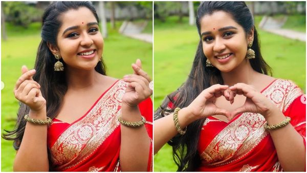 ಕೆಂಪು ಸಾರಿಯುಟ್ಟು ಮಿಂಚಿದ ಮೌನ, ದೇವತೆ ಎಂದ ಅಭಿಮಾನಿಗಳು ..!