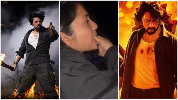 ಕಿಚ್ಚನ 'ಮ್ಯಾಕ್ಸ್' ಸಿನಿಮಾ ನೋಡಿ ಶಿಳ್ಳೆ, ಚಪ್ಪಾಳೆ ಹೊಡೆದು ಸಂಭ್ರಮಿಸಿದ ನಟಿ