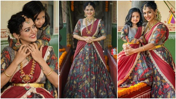 ಮಗಳೊಂದಿಗೆ ಹಬ್ಬವನ್ನು ಸಂಭ್ರಮಿಸಿದ ಅಮೃತ,ಸಂಸ್ಕೃತಿಯನ್ನು ಎಲ್ಲೆಡೆ ಪಸರಿಸಲು ಹಬ್ಬದಿಂದಲೇ ಸಾಧ್ಯ ಎಂದ ನಟಿ