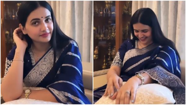 ಸೀರೆ ಉಟ್ಟು ಮಿಂಚಿದ ಪವಿತ್ರಾ ಗೌಡ; ವೀಡಿಯೋ ನೋಡಿ ಹೆದರುತ್ತಿರುವ ನೆಟ್ಟಿಗರು!