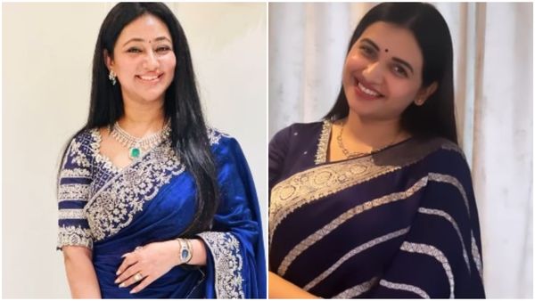 ಸೇಮ್ ಸೀರೆಯಲ್ಲಿ ಪವಿತ್ರಾ, ವಿಜಯಲಕ್ಷ್ಮಿ ದರ್ಶನ್; ಯಾರು ಯಾರನ್ನ ಫಾಲೋ ಮಾಡ್ತಿದ್ದಾರೆ?