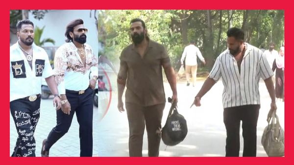 ಲಾಂಗ್ ರೀಲ್ಸ್ ವಿವಾದ, ಸೇಬು ಹಣ್ಣು ತಿನ್ನುತ್ತಾ ಜೈಲಿಂದ ಹೊರ ಬಂದ ರಜತ್-ವಿನಯ್..!