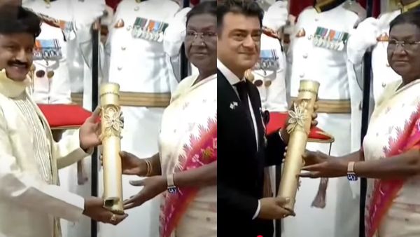 Padma Awards 2025: ರಾಷ್ಟ್ರಪತಿ ದ್ರೌಪತಿ ಮುರ್ಮು ಕೈಯಿಂದ ಪದ್ಮ ಪ್ರಶಸ್ತಿ ಸ್ವೀಕರಿಸಿದ ಬಾಲಕೃಷ್ಣ, ಅಜಿತ್
