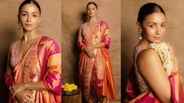 ಟಿಶ್ಯೂ ಸೀರೆಯುಟ್ಟ ಆಲಿಯಾ ಬ್ಲೌಸ್ ಡಿಸೈನ್ ಮಾಡಿಸುವುದರಲ್ಲಿ ಎಡವಿದರೇ? ಡಿಸೈನರ್ ಕೈ ಕೊಟ್ರಾ?