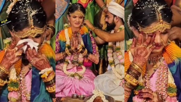 ಶ್ರೀಕಾಂತ್ ಕಶ್ಯಪ್ ಜೊತೆ ಸಪ್ತಪದಿ ತುಳಿದ ಚೈತ್ರಾ ಕುಂದಾಪುರ; ತಾಳಿ ಕಟ್ಟುವ ಶುಭ ವೇಳೆ ಫೈಯರ್‌ಬ್ರ್ಯಾಂಡ್ ಭಾವುಕ