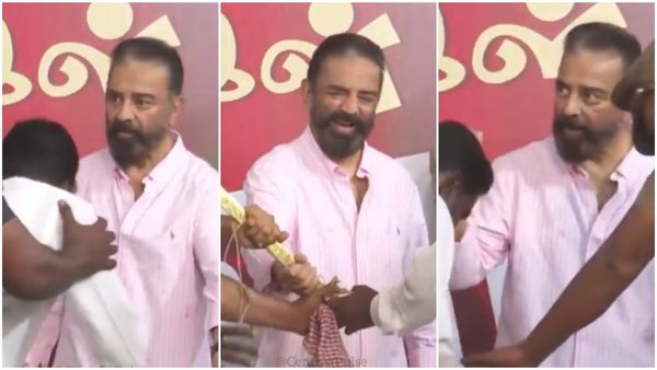 ಉಡುಗೊರೆ ಕೊಟ್ಟ ಅಭಿಮಾನಿಗಳ ಮೇಲೆ ವೇದಿಕೆಯಲ್ಲೇ ಕಮಲ್ ಹಾಸನ್ ಆಕ್ರೋಶ