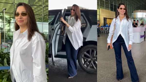 ತಮನ್ನಾ ಬಾಟಿಯಾ ಧರಿಸಿದ ಬಿಳಿ ಬಣ್ಣದ ಸಿಂಪಲ್ ಕಾಲರ್ ಶರ್ಟ್‌ನ ಬೆಲೆ ₹47 ಸಾವಿರ ಅಂದ್ರೆ ನಂಬ್ತಿರಾ?