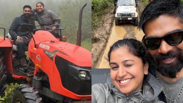 ಅನುಶ್ರೀ-ರೋಷನ್ ಆಫ್‌ ರೋಡ್ ಡ್ರೈವಿಂಗ್.. ಟ್ರಾಕ್ಟರ್ ಸವಾರಿ; ನೆಟ್ಟಿಗರ ಕಮೆಂಟ್ ಓದಿ