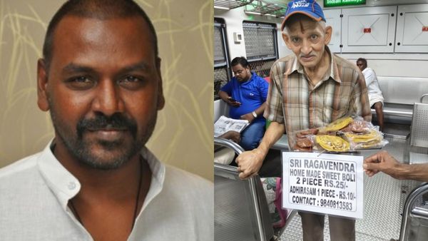 ರೈಲಿನಲ್ಲಿ ಸ್ವೀಟ್ಸ್ ಮಾರುವ 80 ವರ್ಷದ ವೃದ್ಧನಿಗೆ ರಾಘವ ಲಾರೆನ್ಸ್ ಸಹಾಯ