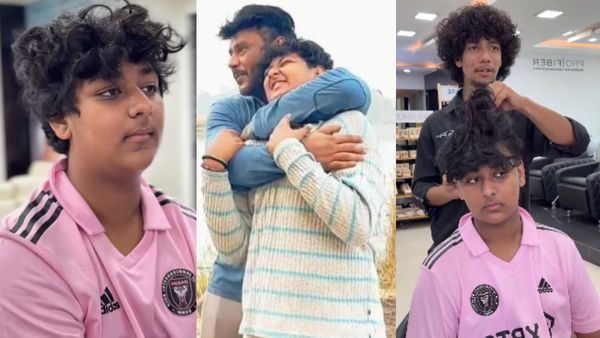 ದರ್ಶನ್ ಪುತ್ರ ವಿನೀಶ್ ಹೇರ್ ಕಟ್ ವಿಡಿಯೋ ಮತ್ತೆ ವೈರಲ್; ಹೇಗಿದೆ ನೋಡಿ ಹೇರ್ ಸ್ಟೈಲ್