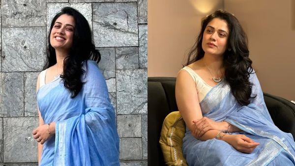 ಯಾರೀ ನೀಲಿ ಸೀರೆ ಸುಂದರಿ.. ಇದ್ದಕ್ಕಿದಂತೆ ವೈರಲ್ ಆಗ್ತಿರೋದ್ಯಾಕೆ?