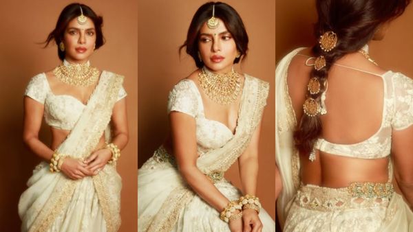 ಪ್ರಿಯಾಂಕಾ ಚೋಪ್ರಾ ಐವರಿ ಲೆಹೆಂಗಾ ಸೀರೆ ಲುಕ್ ಹೇಗಿದೆ? ಫ್ಯಾಷನ್ ರಾಣಿ ಸೃಷ್ಟಿಸಿದ ಹೊಸ ಟ್ರೆಂಡ್ ಏನು?