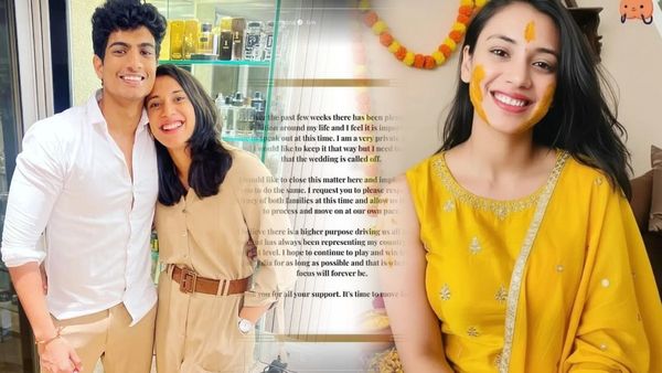 ಸ್ಮೃತಿ ಮಂಧಾನ-ಸಂಗೀತ ನಿರ್ದೇಶಕ ಪಲಾಶ್ ಮದುವೆ ರದ್ದು ; ಭಾವುಕ ಪತ್ರ ಹಂಚಿಕೊಂಡ ಟೀಮ್ ಇಂಡಿಯಾ ಉಪನಾಯಕಿ