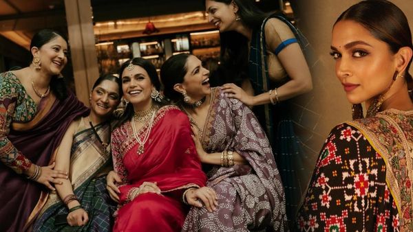 ಅತ್ಯಾಪ್ತ ಗೆಳತಿಯ ಮದುವೆ ; ನ್ಯೂಯಾರ್ಕ್‌ನಲ್ಲಿ ಬಾಂಧನಿ ಸೀರೆಯಲ್ಲಿ ಮಿರ ಮಿರ ಮಿಂಚಿದ ದೀಪಿಕಾ ಪಡುಕೋಣೆ