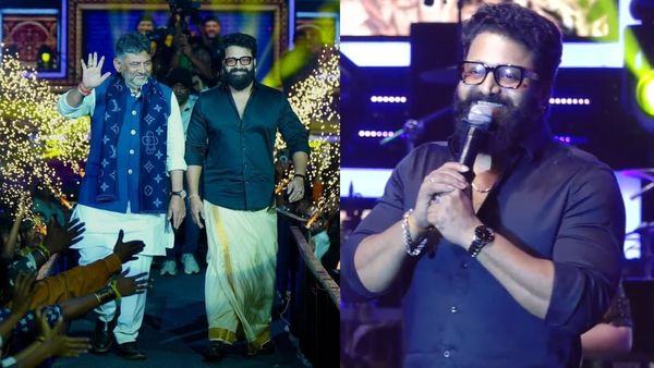 ಡಿಕೆ ಶಿವಕುಮಾರ್ ಜೊತೆ ರಿಷಬ್ ಶೆಟ್ಟಿ; ಕನಕೋತ್ಸವದಲ್ಲಿ ನಿಮ್ಮ ಋಣ ತೀರಿಸುತ್ತೇನೆ ಎಂದ ಶೆಟ್ಟರು