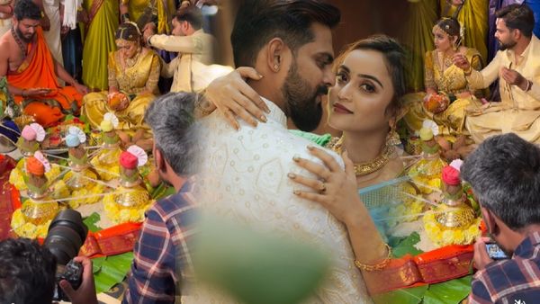 ರಿಯಲ್‌ ಲೈಫ್‌ನಲ್ಲಿ ಒಂದಾದ ರೀಲ್ ಜೋಡಿ ; ವಿರಾಟ್ ವತ್ಸಲ್ ಜೊತೆ ಸಪ್ತಪದಿ ತುಳಿದ ತೇಜಸ್ವಿನಿ ಆಚಾರ್