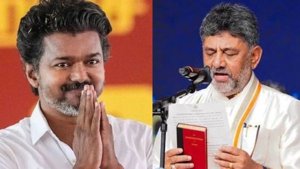ದಕ್ಷಿಣದ ರಾಜಕಾರಣದಲ್ಲಿ ಹೊಸ ಅಧ್ಯಾಯ: ಸಿಎಂ ಡಿಕೆ ಶಿವಕುಮಾರ್‌ಗೆ ತಮಿಳುನಾಡು ಮುಖ್ಯಮಂತ್ರಿ ಜೋಸೆಫ್ ವಿಜಯ್ ಶುಭಾಶಯ