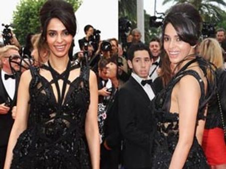 അടിവസ്ത്രങ്ങള്‍ പ്രദര്‍ശിപ്പിച്ച് മല്ലിക കാനില്‍