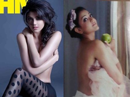 കാജല്‍ വീണ്ടും ടോപ് ലെസായി