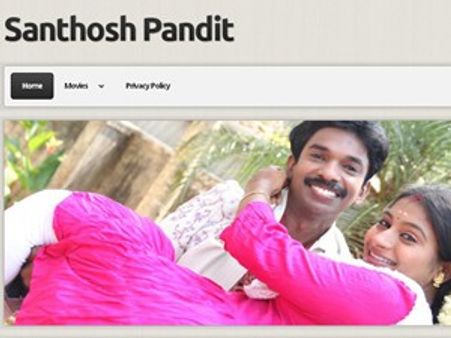 സന്തോഷ് പണ്ഡിറ്റിന്റെ വെബ്‌സൈറ്റും സൂപ്പര്‍ഹിറ്റ്‌