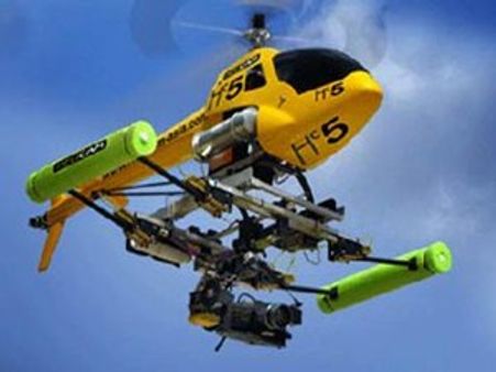 കൊട്ടിഘോഷിച്ച ഹെലിക്യാം വെള്ളത്തിലായി