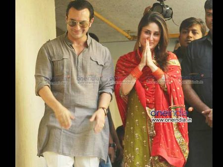 കരീനയും സെയ്‌ഫും വിവാഹിതരായി