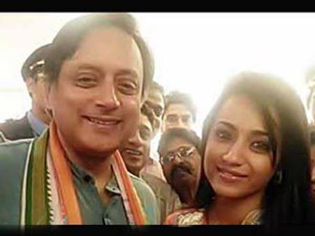 ശശി തരൂരിനെക്കുറിച്ച് തൃഷ