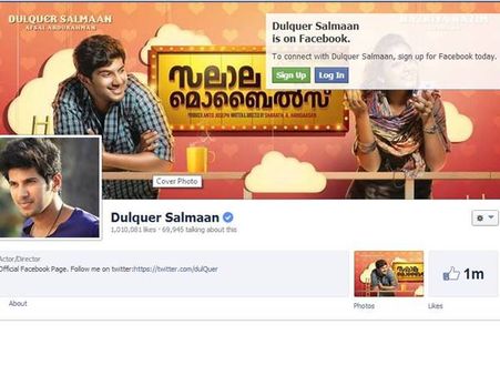 ദുല്‍ഖറിനുമുണ്ട് 10ലക്ഷം പേരുടെ പിന്തുണ