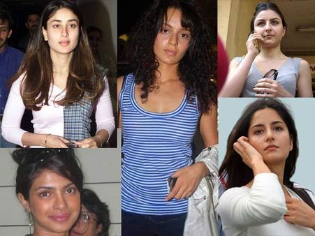 മേക്കപ്പില്ലാതെ ബോളിവുഡ് സുന്ദരിമാര്‍
