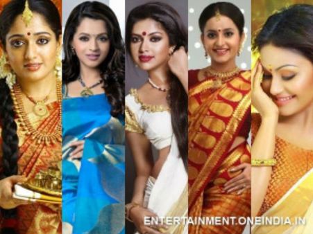 സാരിയില്‍ മലയാളത്തിന്റെ നടിമാര്‍ സുന്ദരികള്‍