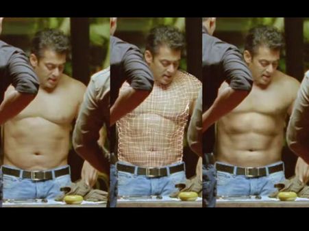 സല്‍മാന്‍ ഖാന്റെ സിക്‌സ്പാക്ക് വ്യാജം??