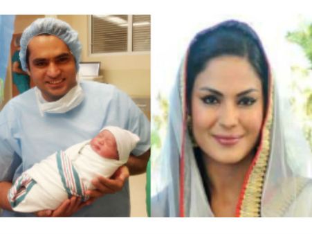 ഗ്ളാമര്‍ നായിക വീണ മാലിക്കിന് ആണ്‍ കുഞ്ഞ് പിറന്നു