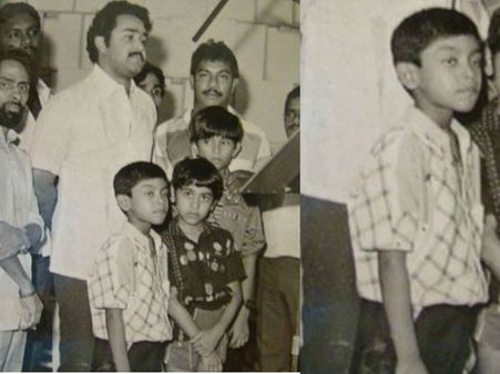 മോഹന്‍ലാലിനൊപ്പം നില്‍ക്കുന്ന പയ്യന്‍ ആരാണെന്ന് പറയാമോ?