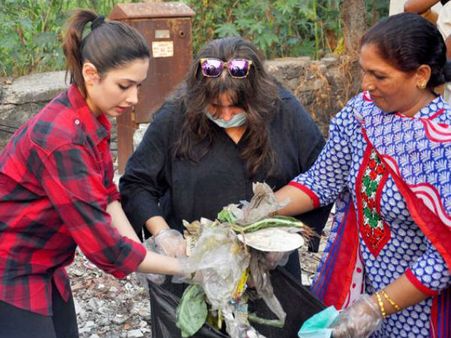 തമന്നയും ചൂലെടുത്തു; ഇതൊരു തുടക്കം മാത്രം