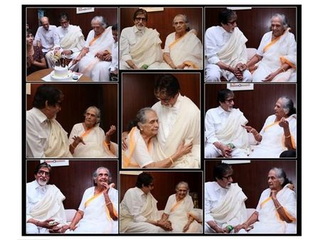 വെള്ളിത്തിരയിലെ അമ്മയുടെ പിറന്നാള്‍ ആഘോഷിക്കാന്‍ ബിഗ് ബി എത്തി