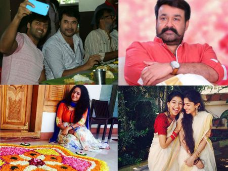 മമ്മൂട്ടിയ്ക്കും മോഹന്‍ലാലിനും ഓണം ലൊക്കേഷനില്‍, സായി പല്ലവിക്ക് ആദ്യത്തെ ഓണം; കാണൂ