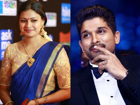 അനുശ്രീയുടെ സാരി അല്ലു അര്‍ജുന് ഇഷ്ടമായി