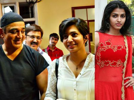 കമലിന്റെ 'മകളെ' അനുകരിച്ച് രജനികാന്തിന്റെ 'മകള്‍'