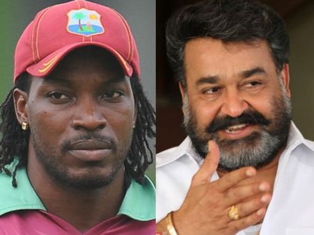 പോ മോനെ ദിനേശ... മോഹന്‍ലാലിനെ അനുകരിച്ച് ക്രിസ് ഗെയില്‍; കാണൂ