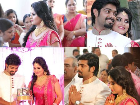 ശ്രുതി ലക്ഷ്മി വിവാഹിതയായി; എന്‍ഗേജ്‌മെന്റ് ഫോട്ടോകള്‍ കാണൂ