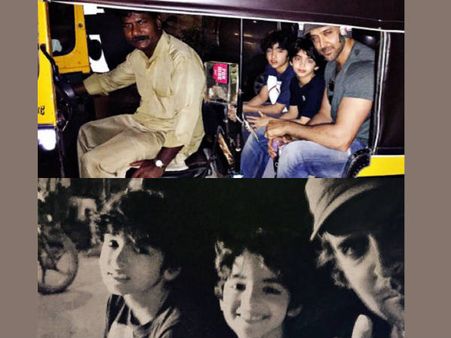 ഹൃത്വിക് റോഷനും മകള്‍ക്കും ഓട്ടോയില്‍ കയറാന്‍ ഒരാഗ്രഹം, ഓട്ടോറിക്ഷ ഒരു സംഭവാട്ടാ!