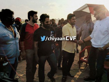 വിക്രമിന്റെ ക്രൂവിനെ അത്ഭുതപ്പെടുത്തി നിവിന്‍ പോളി; എന്തുണ്ടായി?