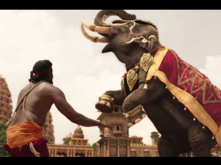 ബാഹുബലി രണ്ടാം ഭാഗത്തിന് ആന പ്രശ്‌നമായി, നരേന്ദ്ര മോദിയ്ക്ക് പരാതി!!