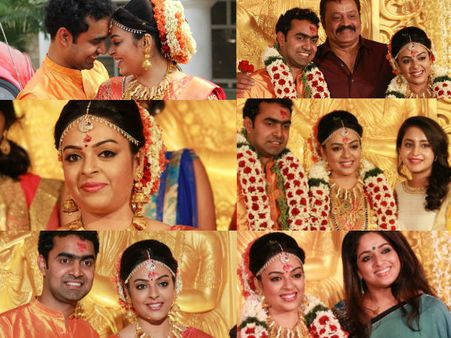 പുതുമകള്‍ ഒന്നുമില്ലെങ്കിലും ഒരു നിറമുണ്ടായിരുന്നു രാധികയുടെ വിവാഹം, കാണൂ