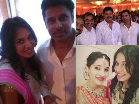 ആര്‍ഭാടമായി വിക്രമിന്റെ മകളുടെ വിവാഹ നിശ്ചയം; ഫോട്ടോകള്‍ കാണാം